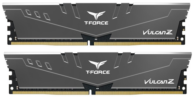 Память DDR Team DDR4 2x8GB/3200 T-Force Vulcan Z Gray (TLZGD416G3200HC16FDC01) - Фото 1