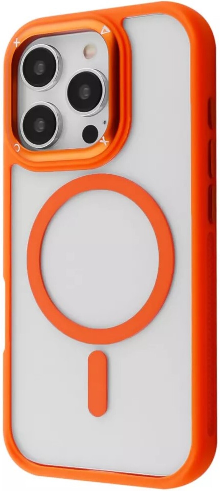 Чехол для смартфона Proove Clear Essence Case with Magnetic Ring iPhone 14 Orange (PCCEIP140010) - Фото 1