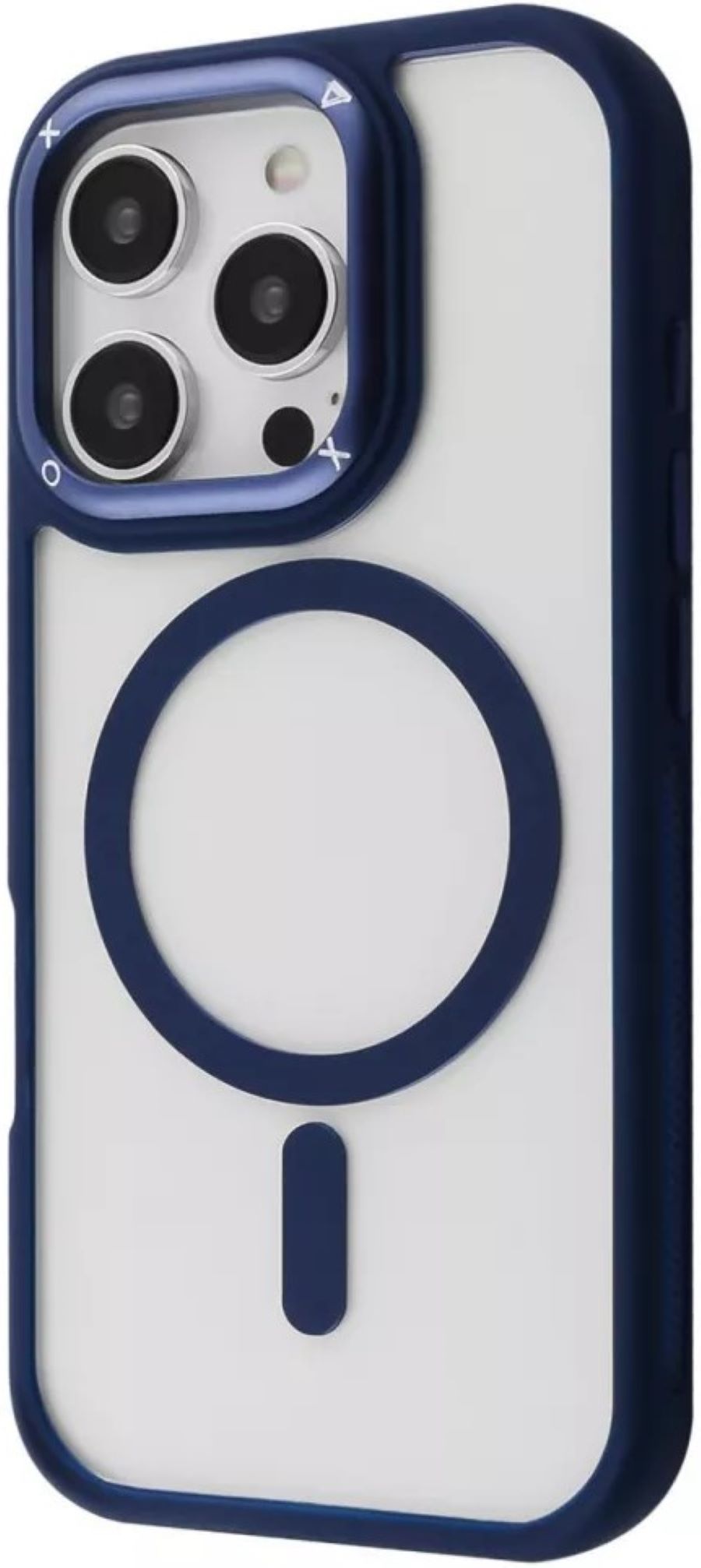 Чохол для смартфону Proove Clear Essence Case with Magnetic Ring iPhone 14 Pro Midnight Blue (PCCEIP14P008) - Фото 1