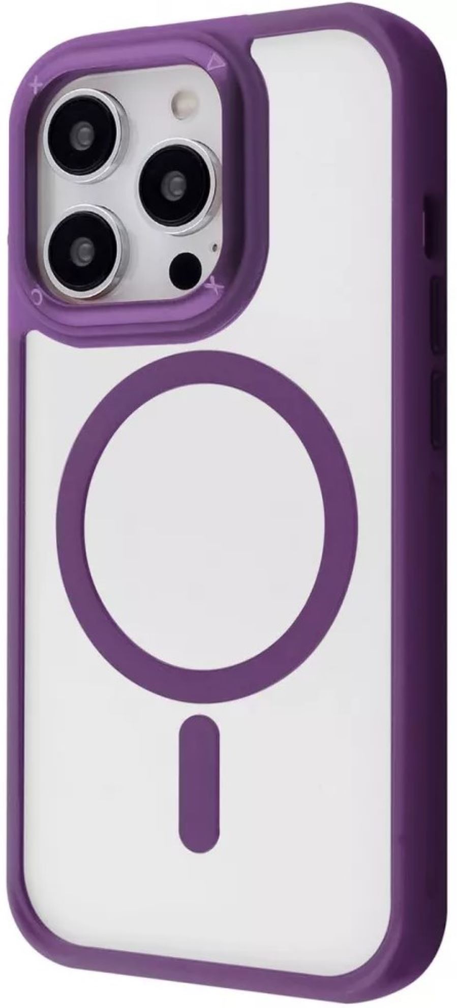 Чехол для смартфона Proove Clear Essence Case with Magnetic Ring iPhone 15 Pro deep purple (PCCEIP15P004) - Фото 1