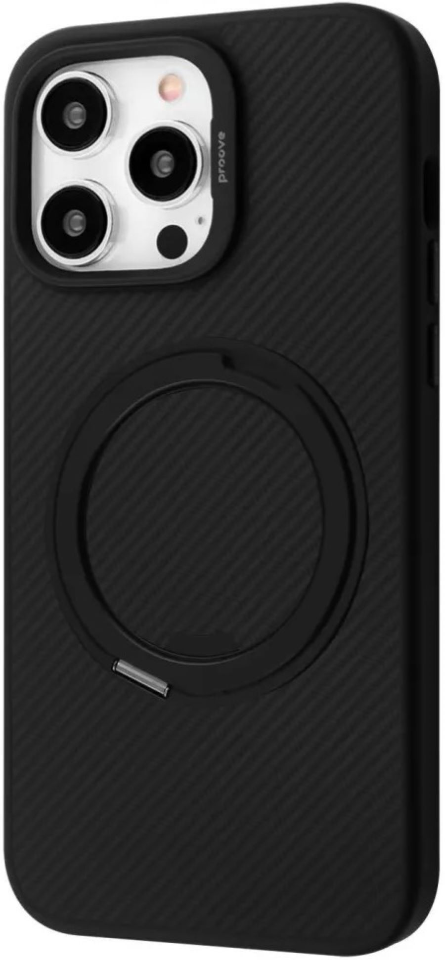 Чохол для смартфону
 Proove Reinforce Case with Magnetic Ring iPhone 13 Pro Max Black (PCREIP13PM02) - Фото 1