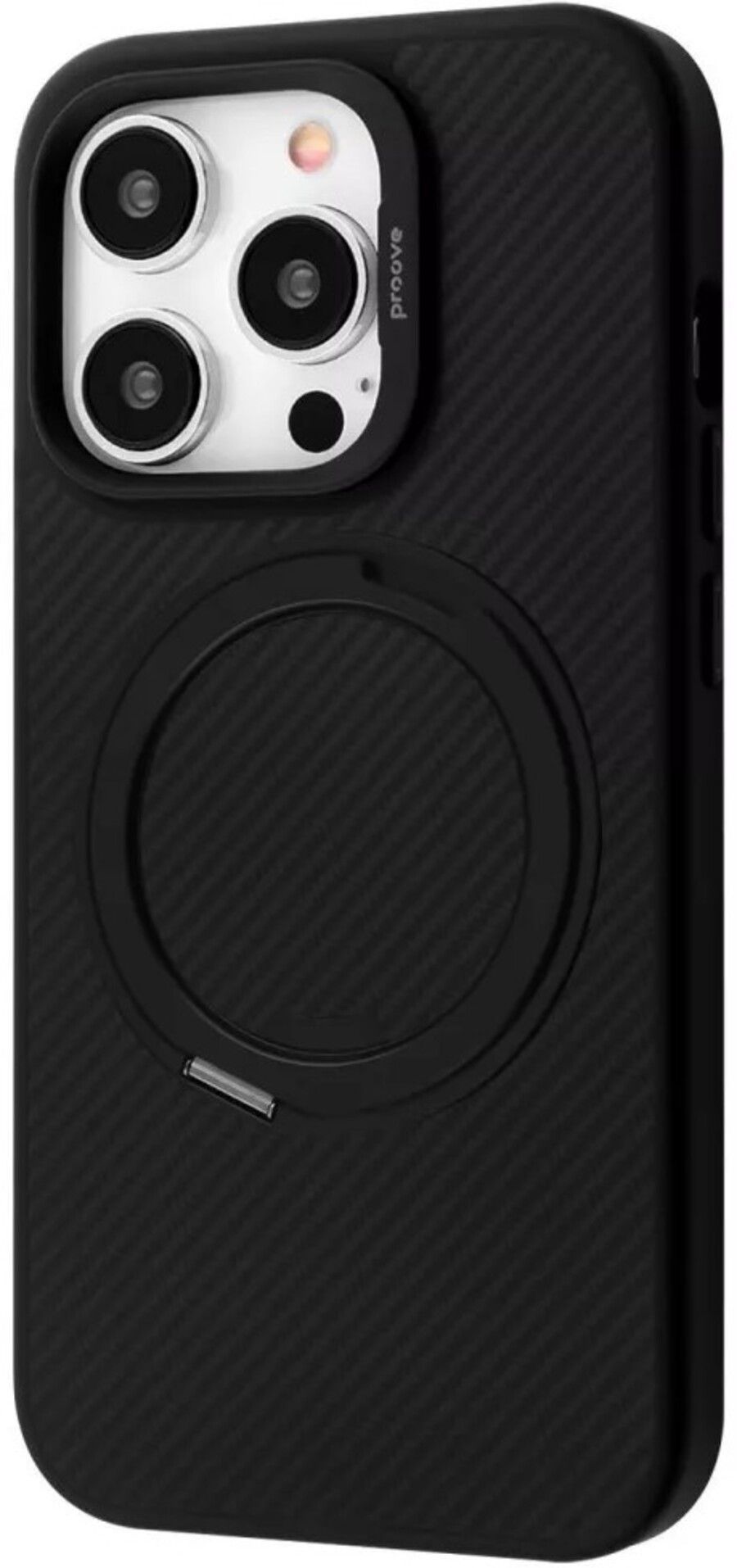 Чехол для смартфона Proove Reinforce Case with Magnetic Ring iPhone 14 Pro Black (PCREIP14P002) - Фото 1