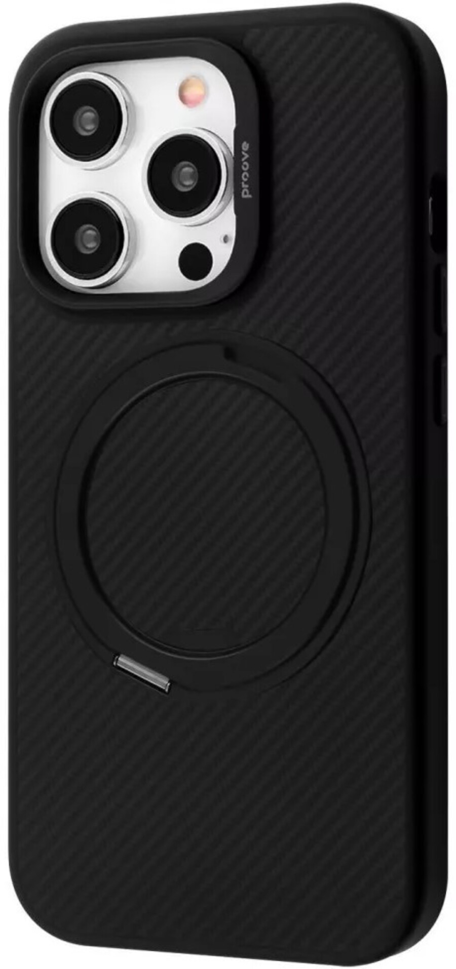 Чехол для смартфона Proove Reinforce Case with Magnetic Ring iPhone 15 Pro Black (PCREIP15P002) - Фото 1