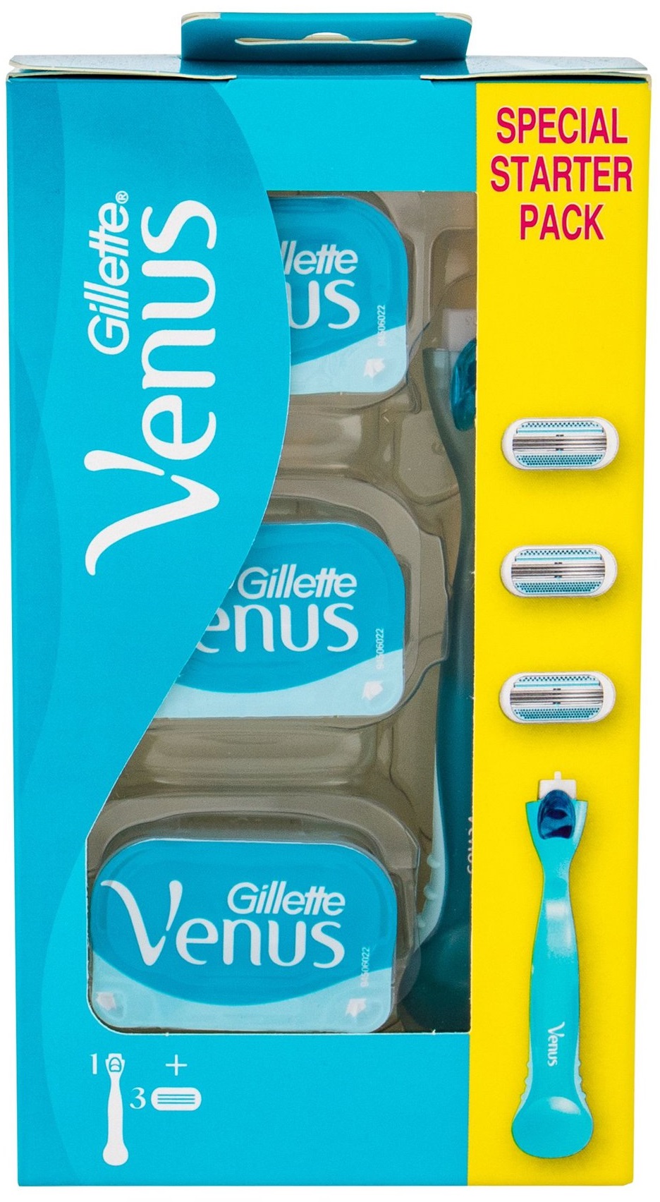 Станок женский одноразовый Gillette Venus Classic + сменные картриджи 3 шт. (7702018469826) - Фото 1