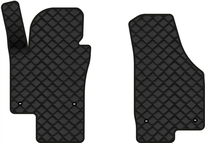 Коврики из экокожи в салон авто передние EVAtech ECO для Jetta (VI) AT Volkswagen 2010-2018 6 поколение Sedan EU VW31221AV2TL4BBB - Фото 1