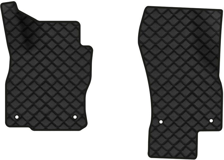 Коврики из экокожи в салон авто передние EVAtech для Superb (B8) Skoda 2015-2024 3 поколение Liftback EU (SK3279ALH2AV4BBB) - Фото 1