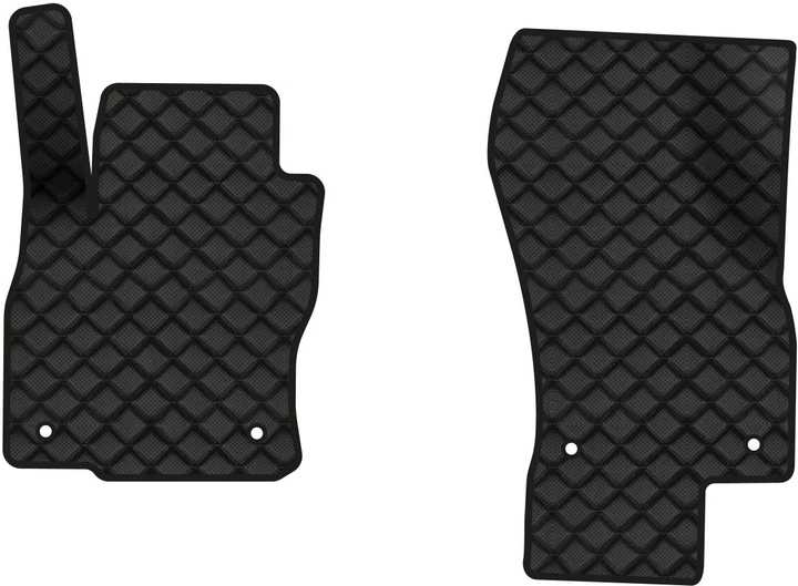 Килимки з екошкіри в салон авто передні EVAtech для Superb (B8) Skoda 2015-2024 3 покоління Liftback EU (SK3279ALG2AV4BBB) - Фото 1