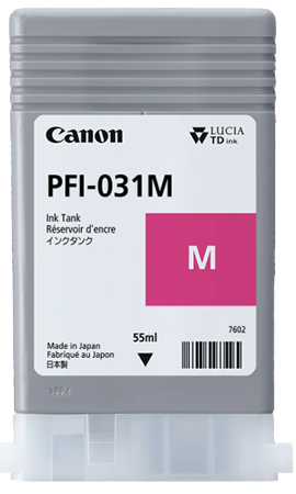 Чернила Canon для TM-240/340 PFI-031 Magenta 55 мл (6265C001) - Фото 1