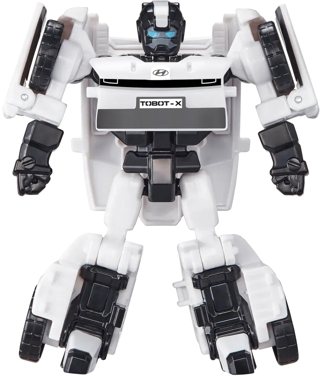 Машинка-трансформер TOBOT S5 X белый +Y серый (301166) - Фото 1