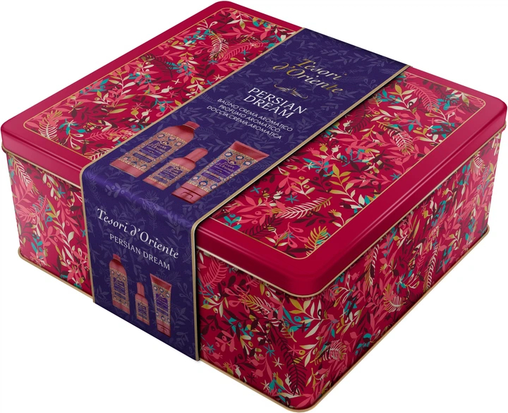 Подарунковий набір для догляду за тілом Tesori d'Oriente METAL BOX ПЕРСІЯ (8008970060316) - Фото 1