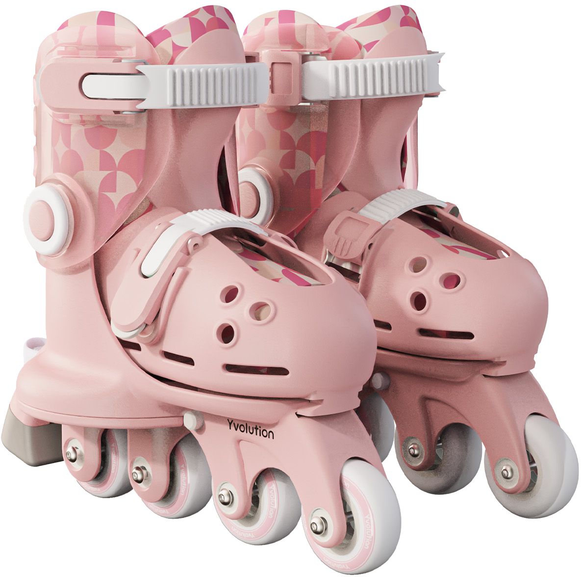 Ролики YVolution Switch Skates Розовые (YR25P4) - Фото 1