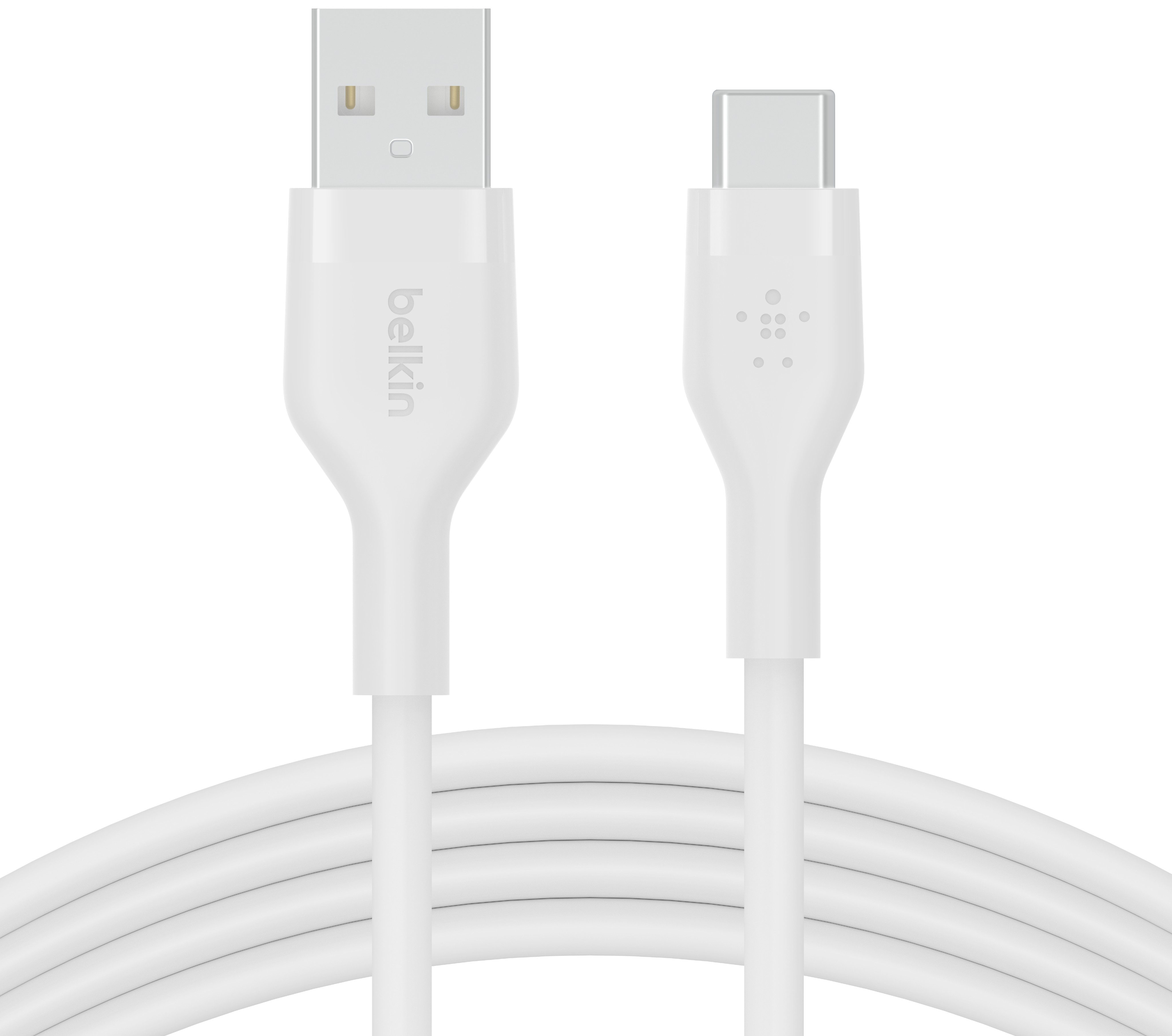 Кабель синхронизации данных Belkin USB-A - USB-C 2 м White (CAB008BT2MWH) - Фото 1