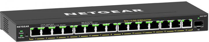 Коммутатор локальной сети (Switch) Netgear GS316EP-100PES - Фото 1