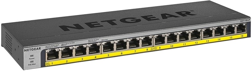 Коммутатор локальной сети (Switch) Netgear GS116LP-100EUS - Фото 1