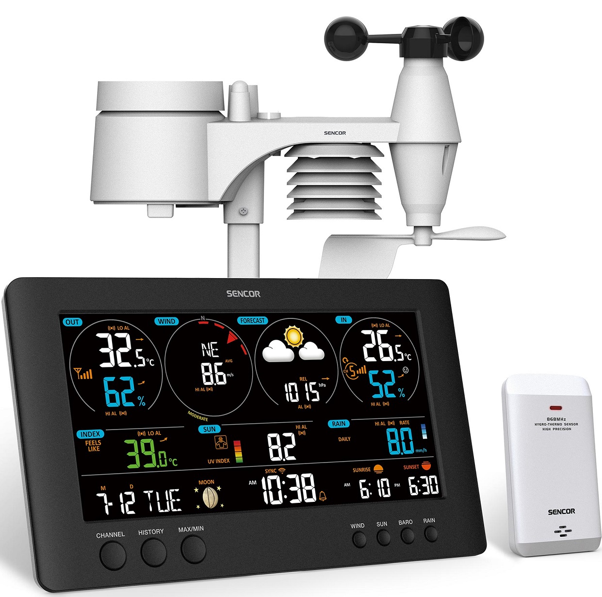 Метеостанция Sencor SWS12500WIFI - Фото 1