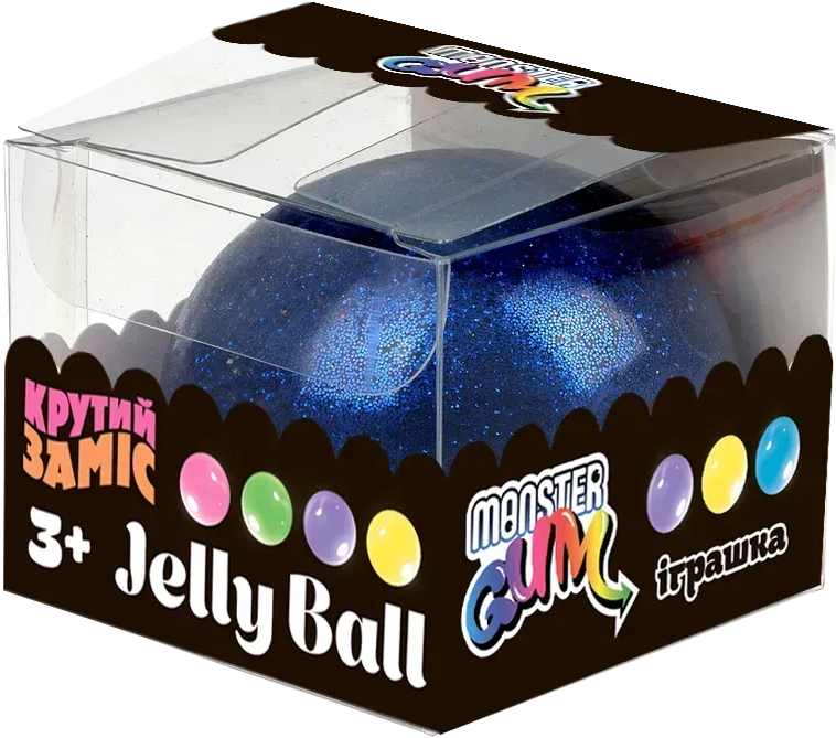 Стретч-антистрес Monster Gum Крутий заміс Jelly Ball 6 см (T24588) - Фото 1
