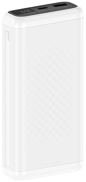 Батарея мобільна XO PB309 22.5W 20000 mAh White - Фото 1