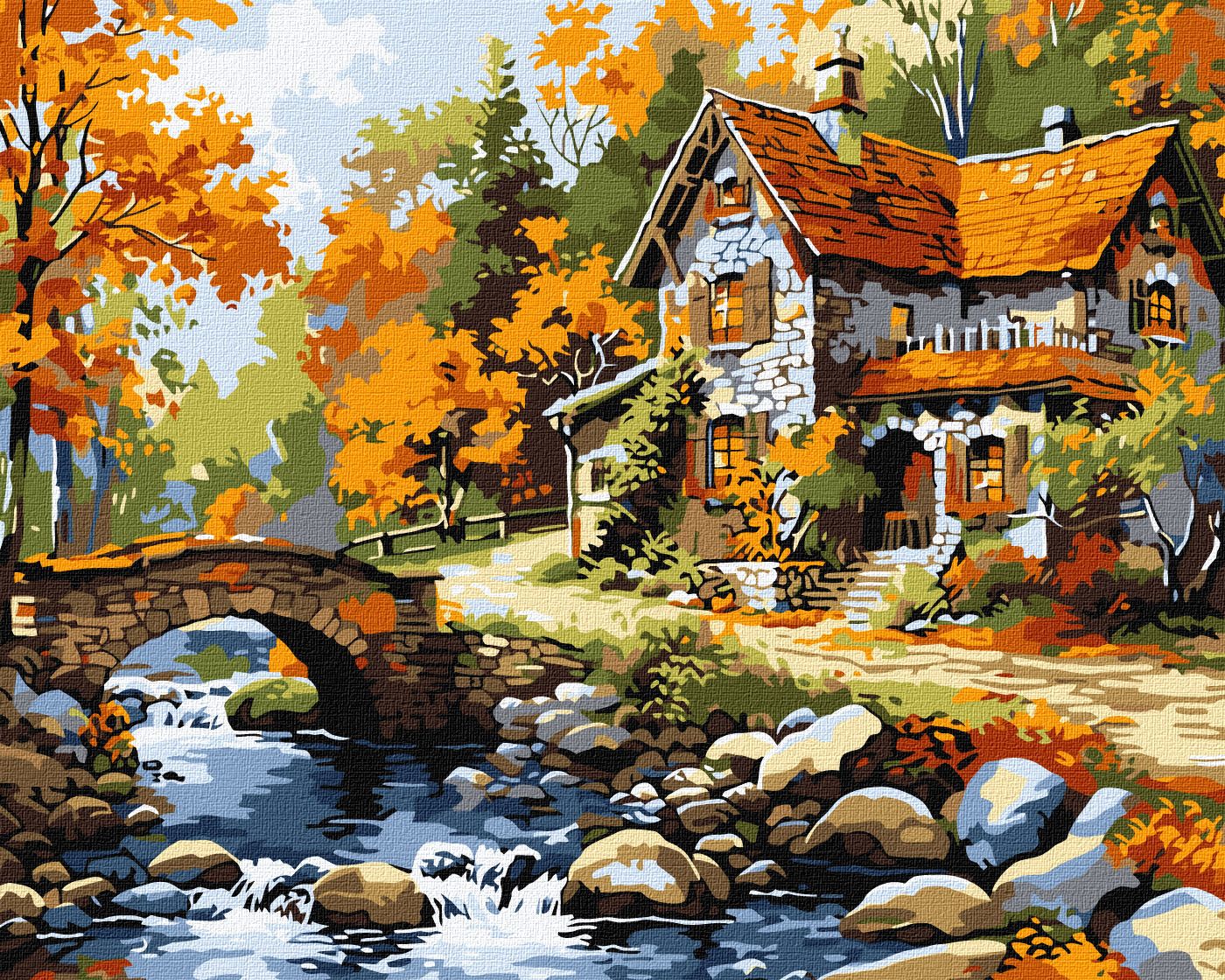 Картина по номерам Ideyka Гармония природы ©art_selena_ua 40х50 см (KHO6353) - Фото 1