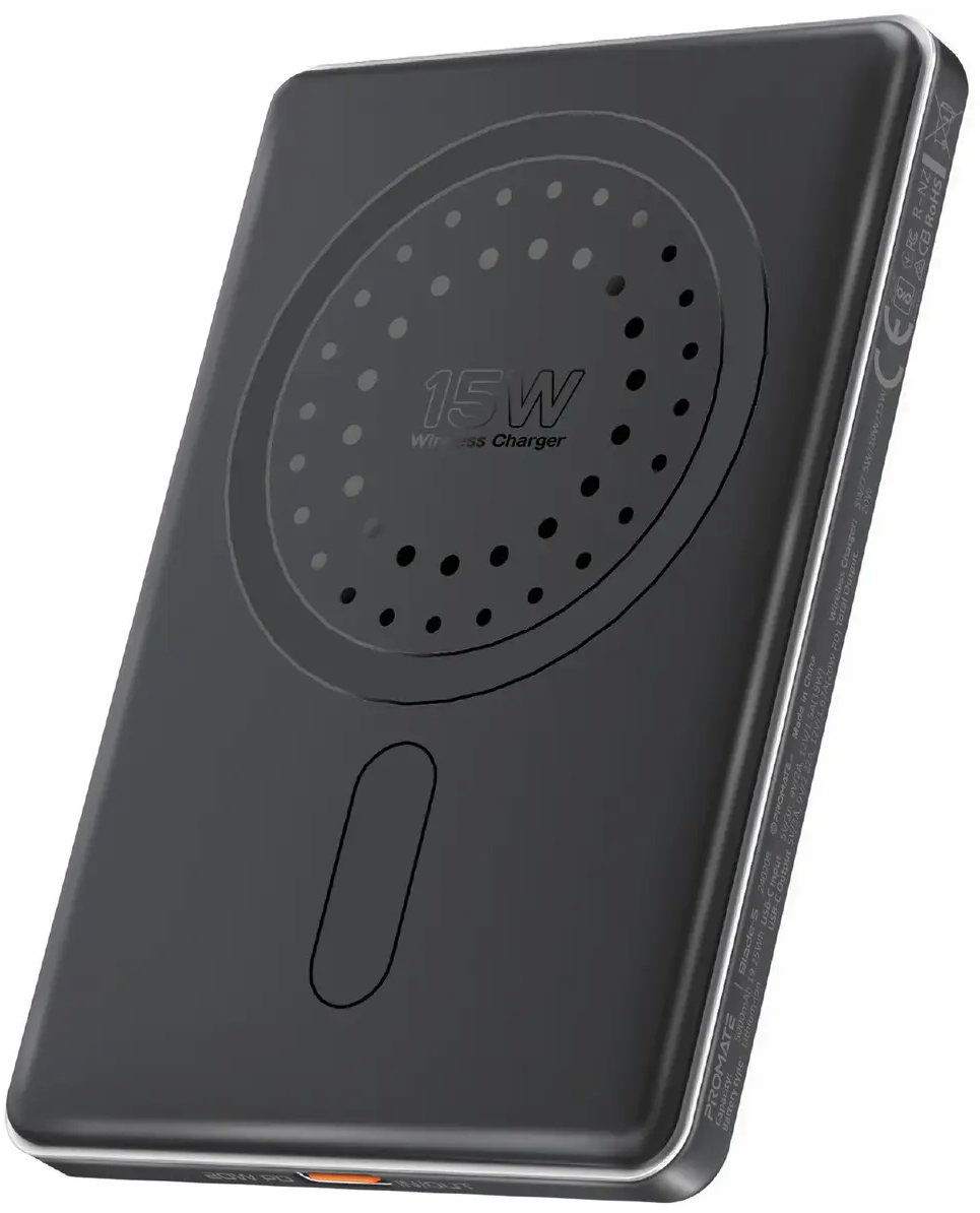 Батарея мобильная Promate 5000mAh (blade-5.black) - Фото 1