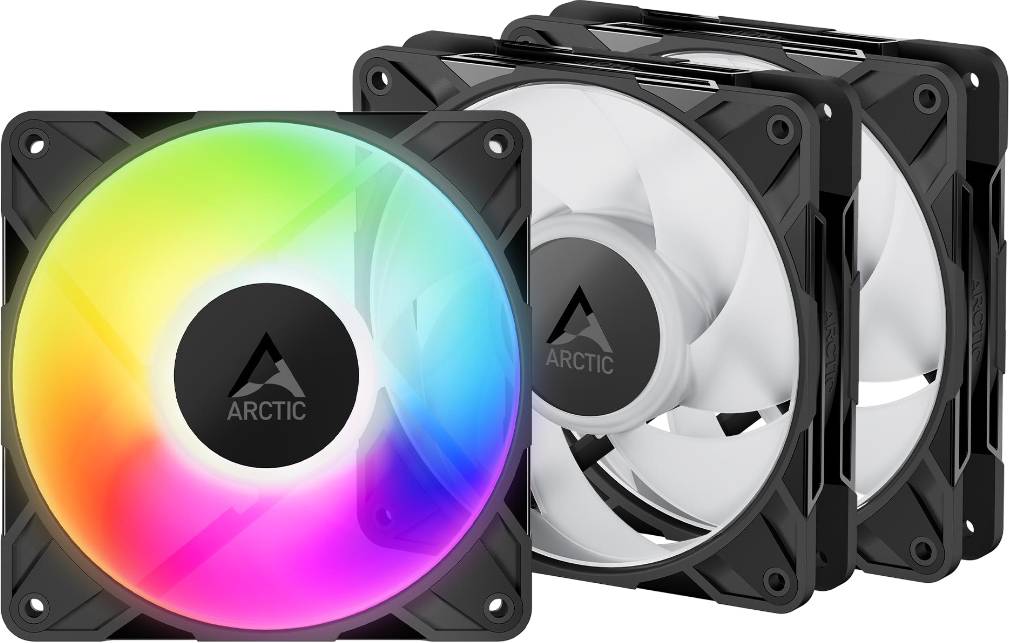 Корпусный вентилятор ARCTIC набор 120MM P12 PRO A-RGB 3PCS (ACFAN00310A) - Фото 1