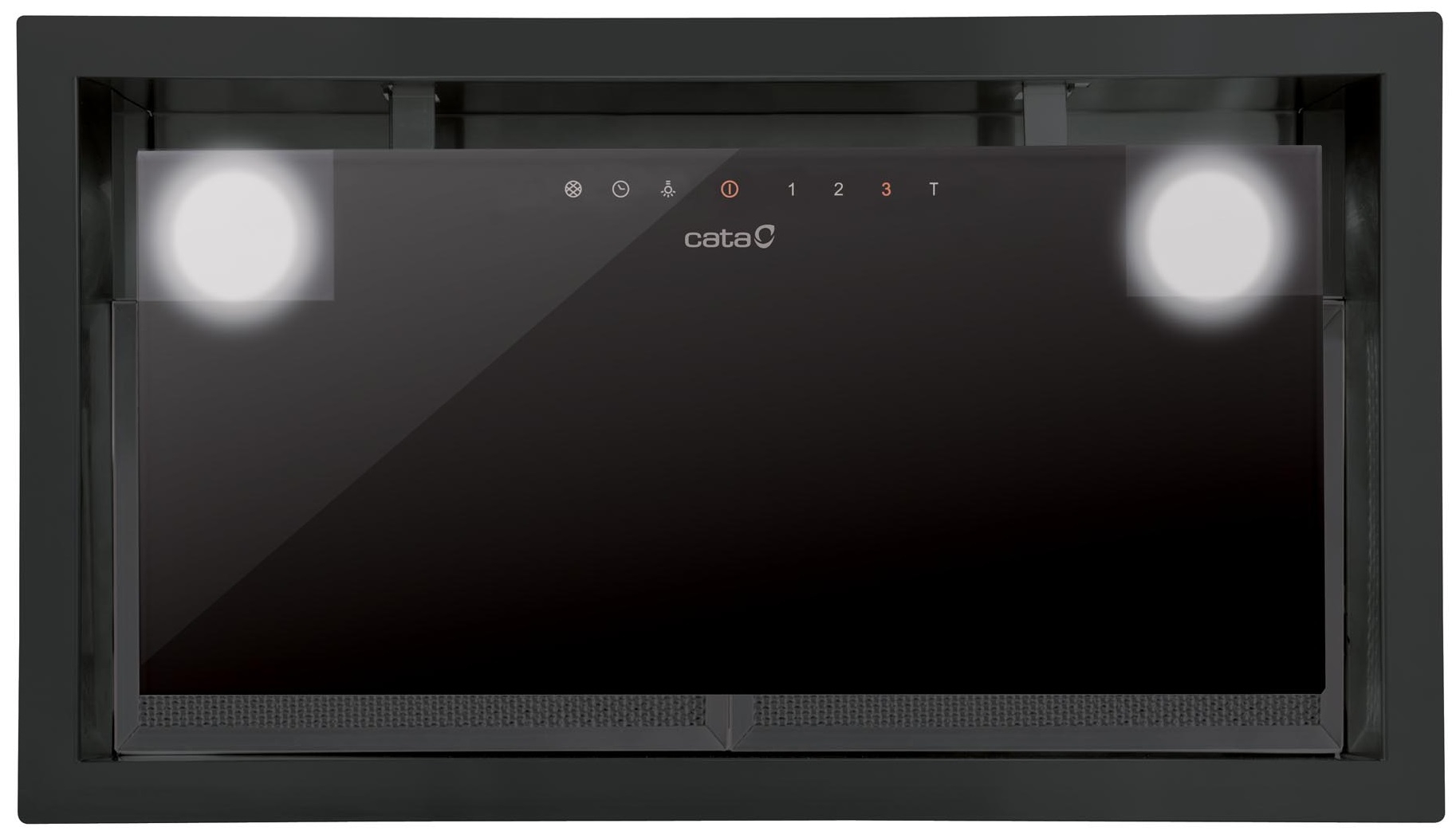 Вытяжка встраиваемая Cata GC DUAL 45 BK - Фото 1