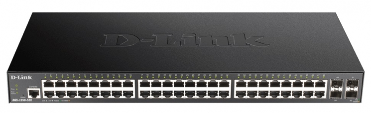 Коммутатор локальної мережі (Switch) D-Link DGS-1250-52X/E - Фото 1