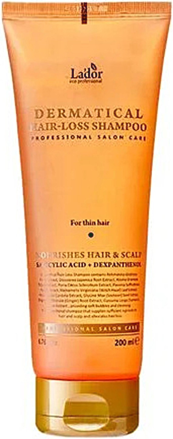 Шампунь жіночий Lador DERMATICAL HAIR LOSS SHAMPOO FOR THIN HAIR 200 мл (8809181934614) - Фото 1