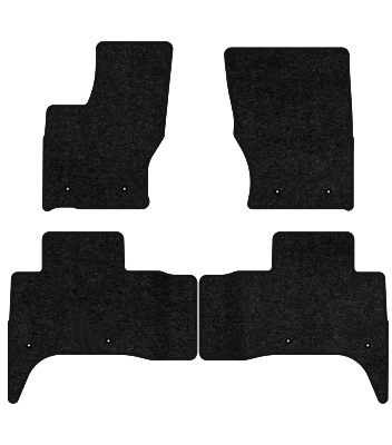 Коврики ворсовые в салон авто EVAtech Standard для Land Rover Range Rover Sport (L494) 2013-2022 2 поколение SUV EU черный кант (LR33640PBC4LA8VEB) - Фото 1