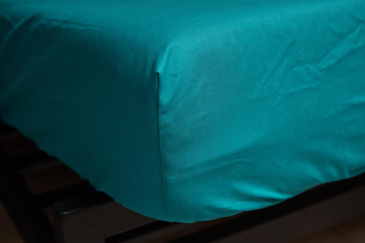 Купить Простынь полуторная Moon&Star на резинке Green Deep Бязь Gold Люкс 140х200х25 см (MS-850000310) - Фото 1 Простынь полуторная Moon&Star на резинке Green Deep Бязь Gold Люкс 140х200х25 см (MS-850000310) - Фото 1