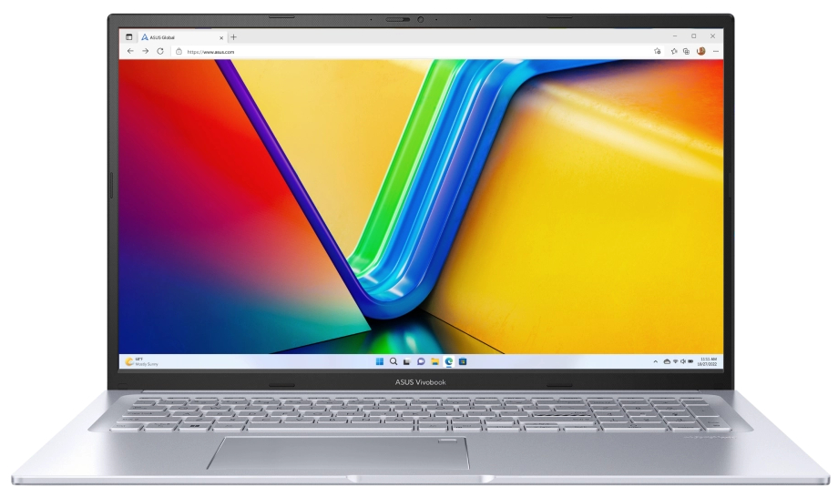 Ноутбук Asus Vivobook 17X K3704VA-AU045 Transparent Silver - Фото 1