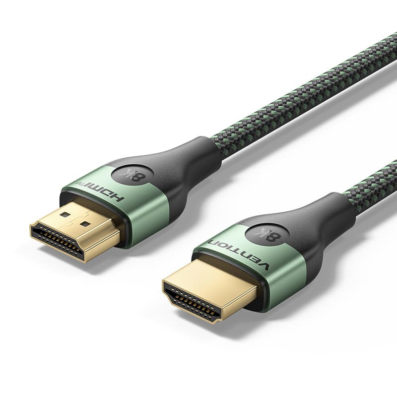 Кабель HDMI Vention HDMI - HDMI V 2.1 (M/M) 1,5 м Green (ALOGG) - Фото 1
