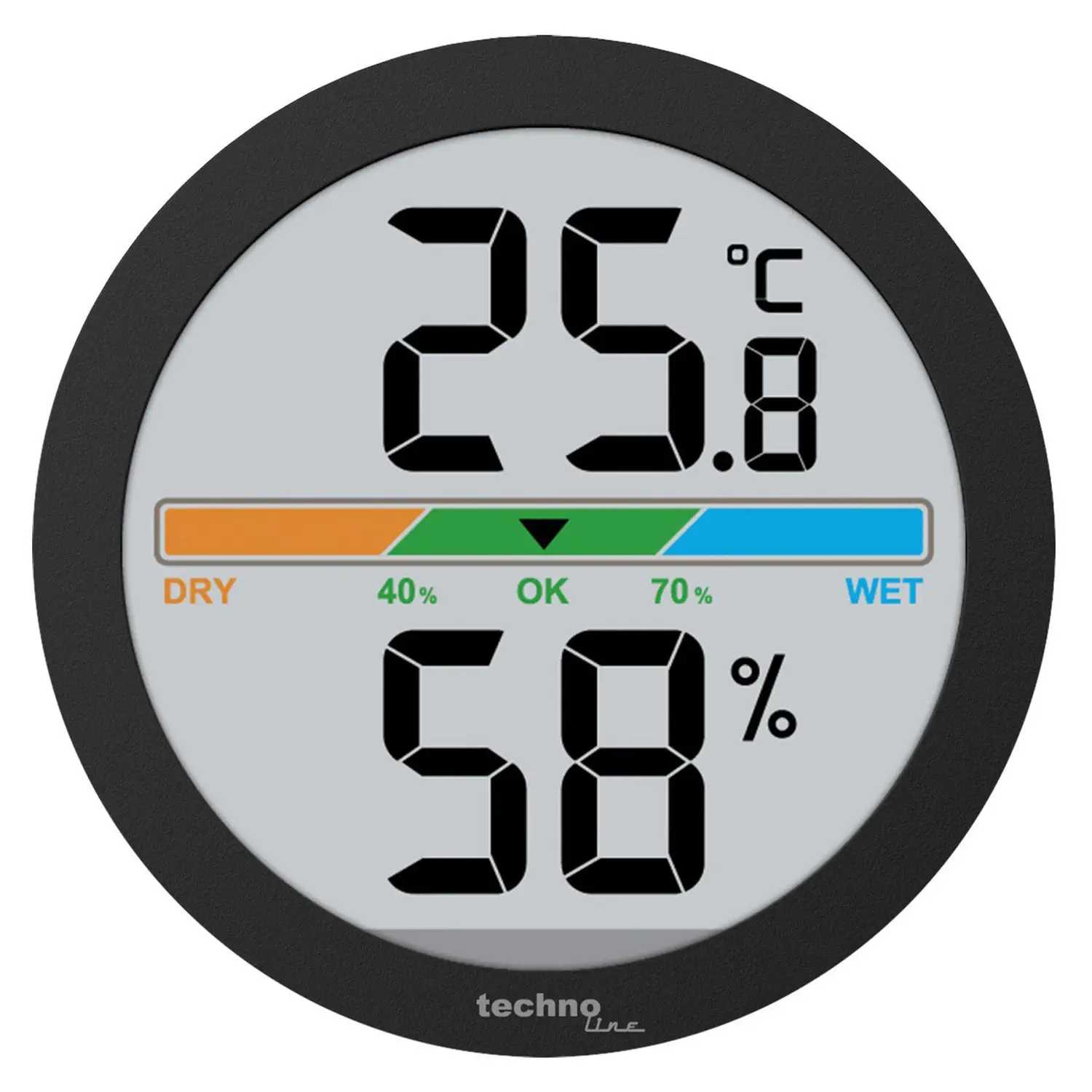 Термогигрометр Technoline WS9418 Black - Фото 1