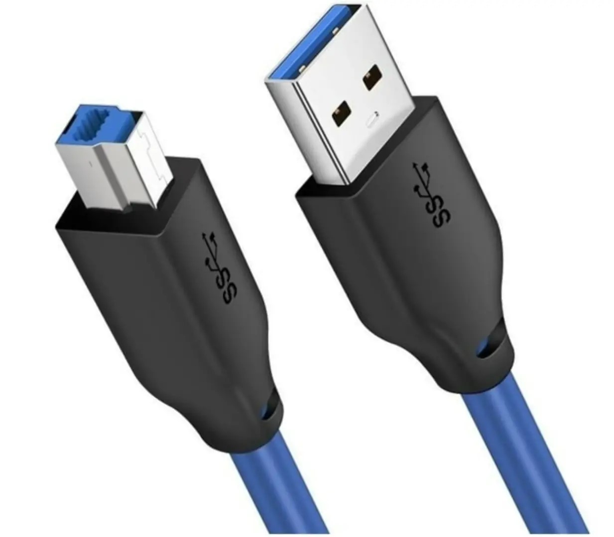 Кабель USB type A - USB type B Cabletime \USB - USB Type-B (M/M) 2m Black (CA12L) - Фото 1