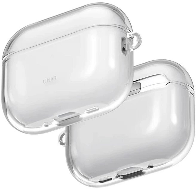 Чехол для наушников Uniq Glase for AirPods Pro 3 Прозрачный (8886463696798)