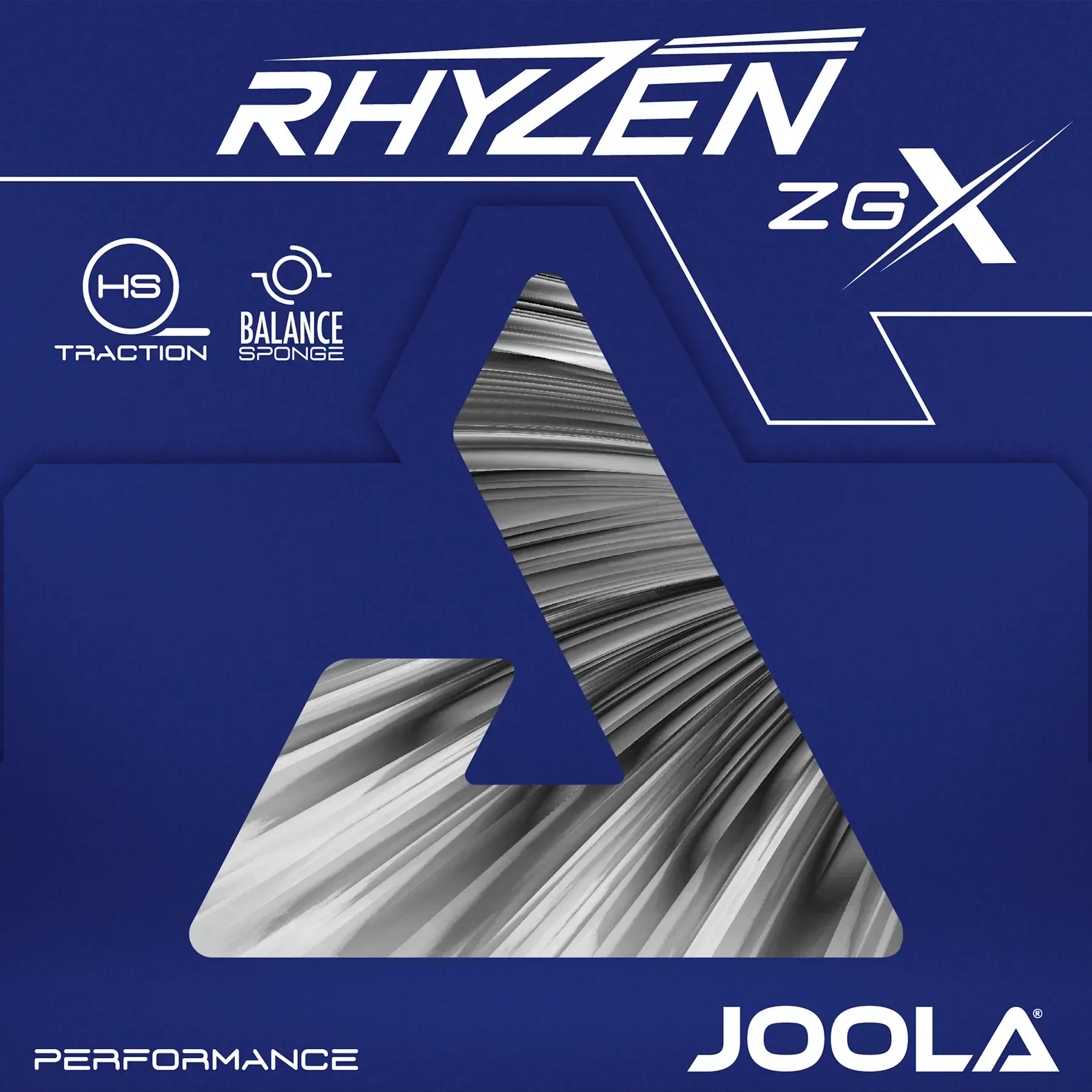 Накладка для ракетки Joola Rhyzen ZGX 2.0 Black (70584) - Фото 1