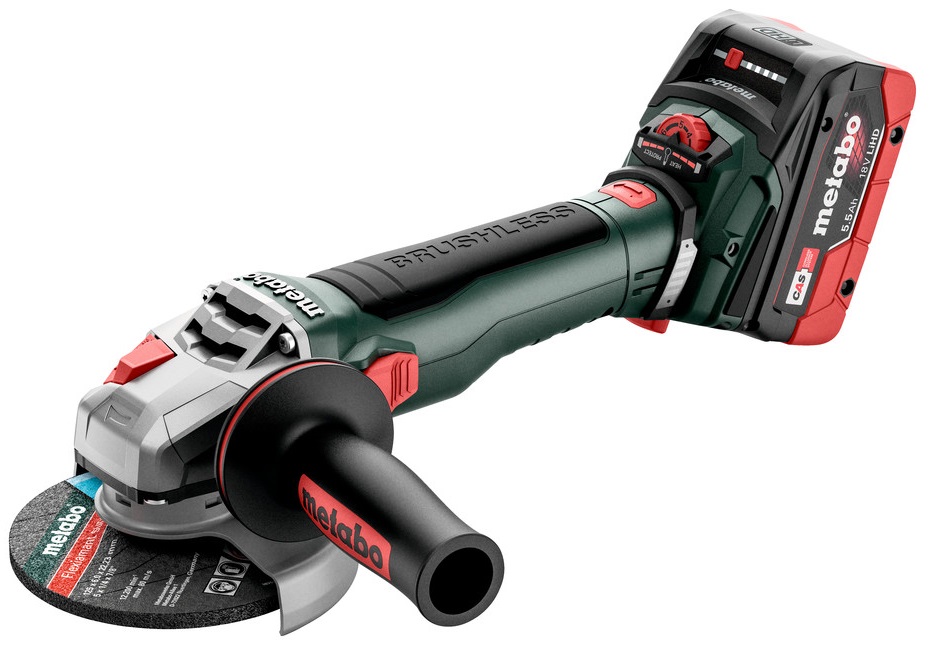 Болгарка Metabo WVB 18 LT BL 11-125 Quick (613057660) - Фото 1