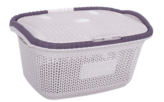 Купить Корзина для белья VIOLET HOUSE 1002 Виолетта Powder 28 л - Фото 1 Корзина для белья VIOLET HOUSE 1002 Виолетта Powder 28 л - Фото 1