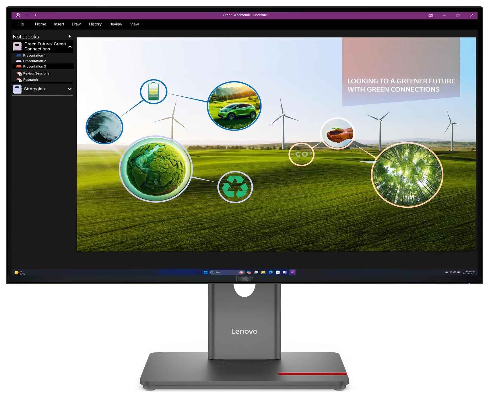 Монитор Lenovo ThinkVision P27q-40 (64A7GAT6UA) - Фото 1