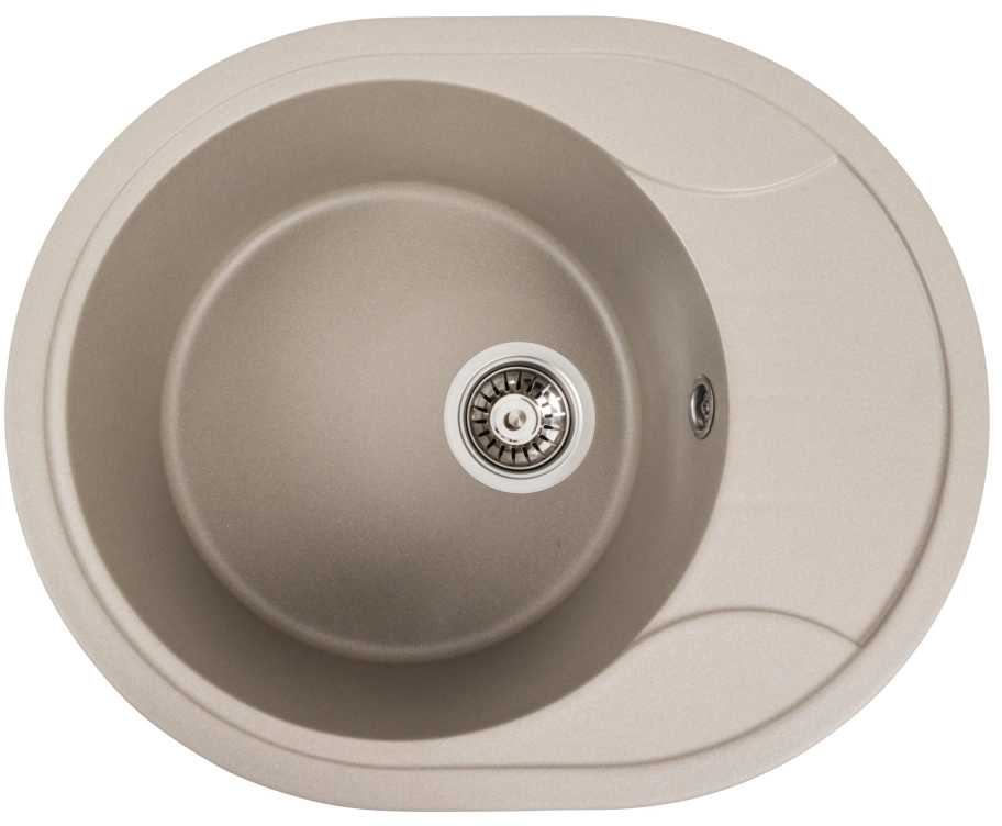 Мойка кухонная VALESO 5847 ONYX матовый Титан - Фото 1