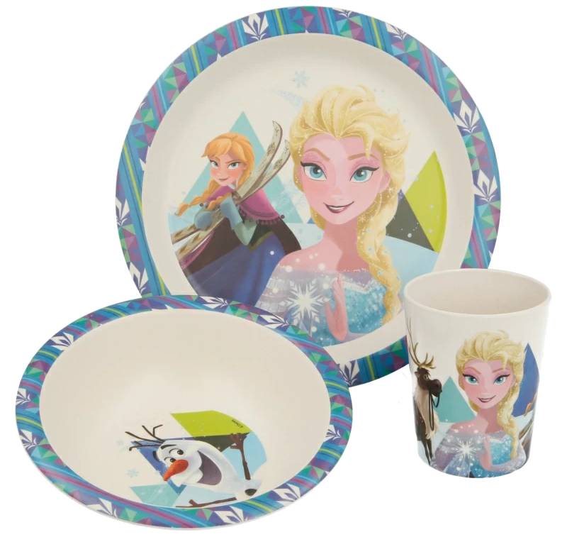 Набор детский 3 пр. STOR BAMBOO 3 шт. SET WITH RIM FROZEN BEST OF DISNEY (Stor-01335) - Фото 1