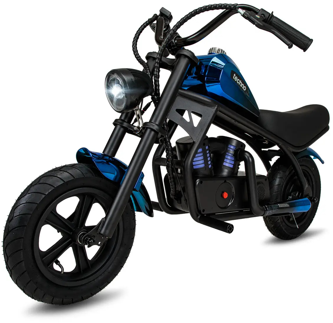 Электроскутер детский Techno ES-60 Blue-Black - Фото 1