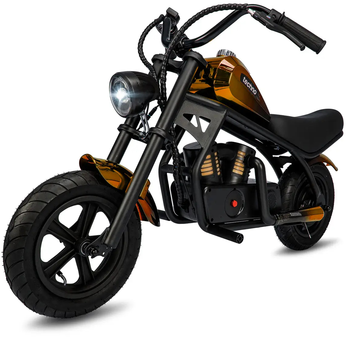 Электроскутер детский Techno ES-60 Orange-Black - Фото 1