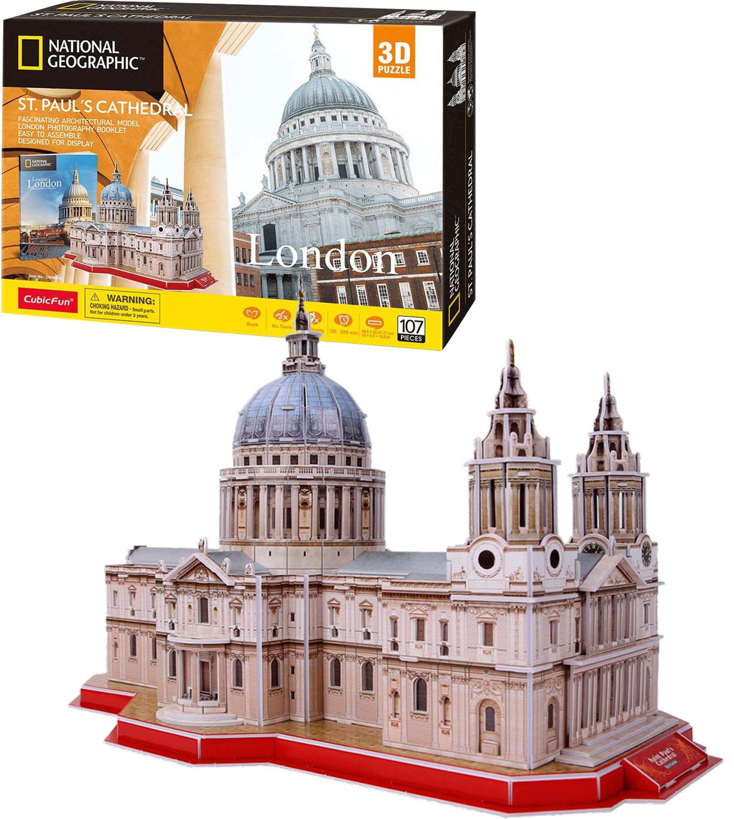 3D пазлы Cubic Fun National Geographic "Собор Святого Павла" (DS0991h) - Фото 1