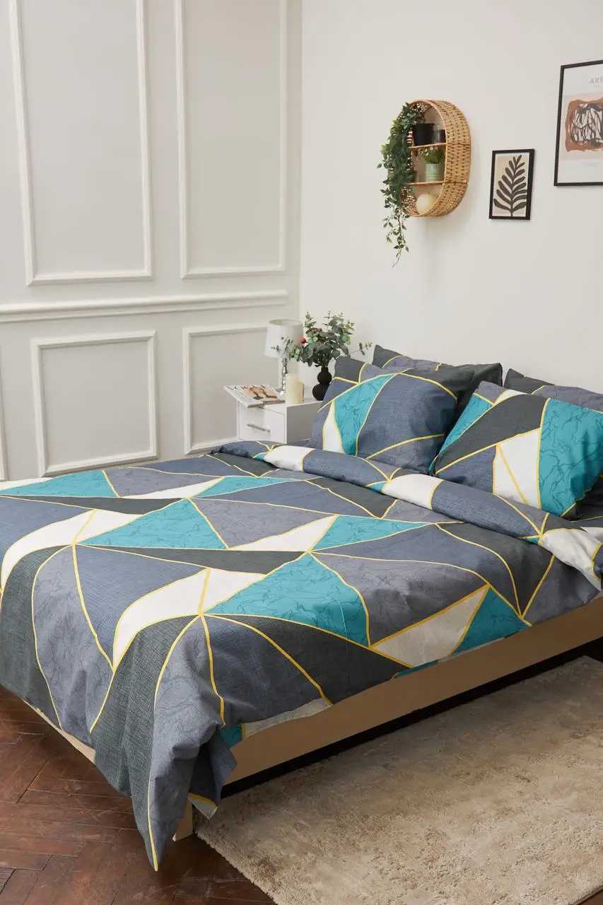 Купити Комплект постільної білизни Moon&Star King Size 220x240 Triangles Микросатин Premium (MS-820001460) - Фото 1 Комплект постільної білизни Moon&Star King Size 220x240 Triangles Микросатин Premium (MS-820001460) - Фото 1