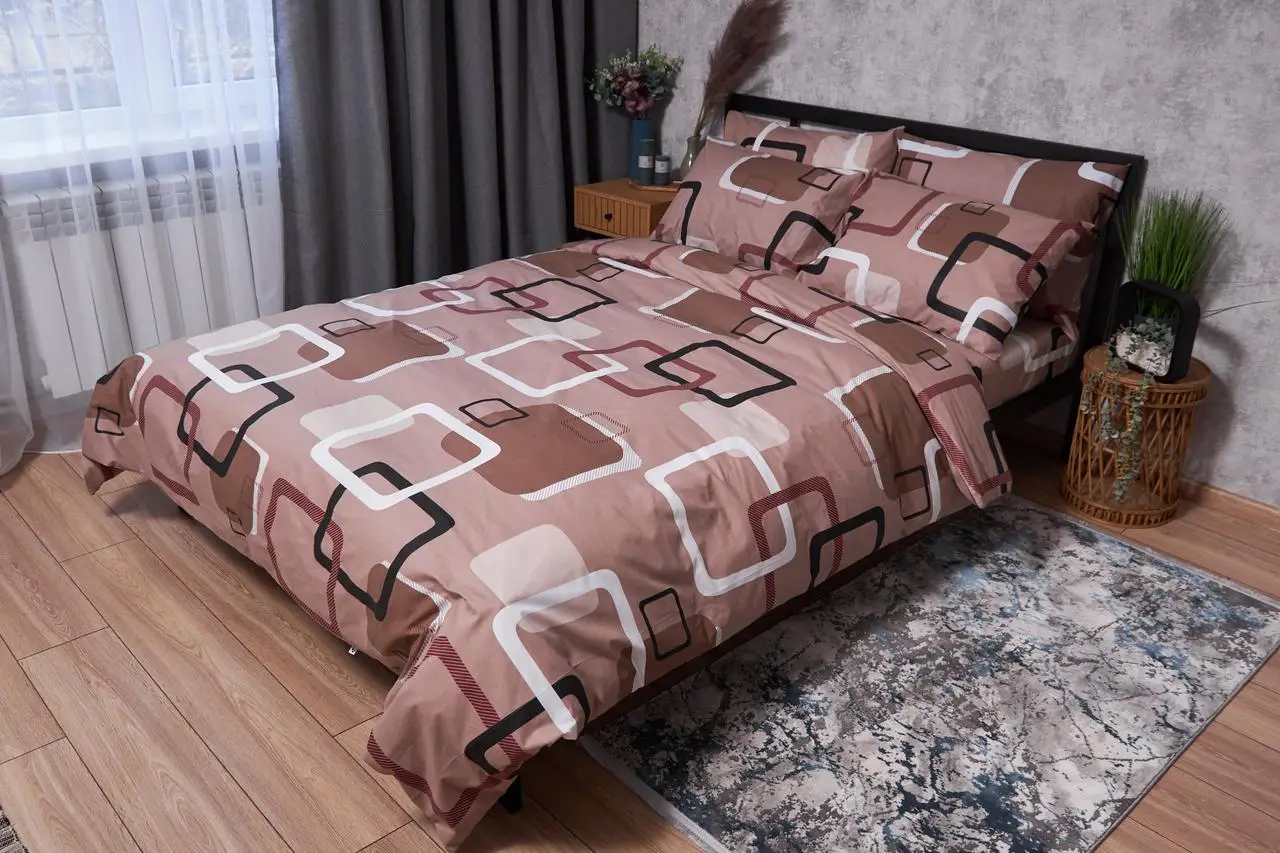 Купить Комплект постельного белья Moon&Star Бязь Gold Люкс «Gina» 200х220 нав. 4х50х70 (MS-820002206) - Фото 1 Комплект постельного белья Moon&Star Бязь Gold Люкс «Gina» 200х220 нав. 4х50х70 (MS-820002206) - Фото 1