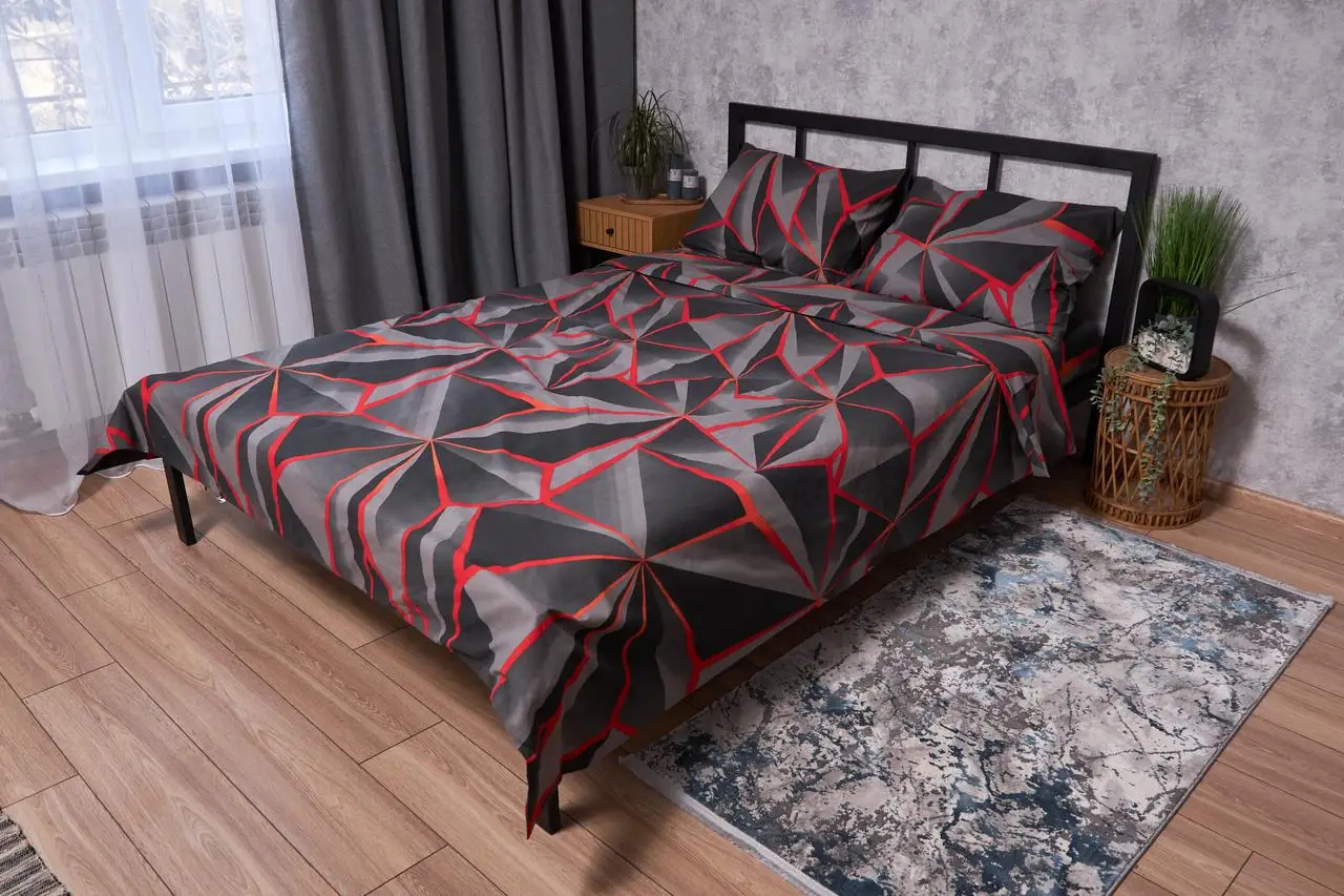 Купить Комплект постельного белья Moon&Star Бязь Gold Люкс «Geometry» 200х220 нав. 4х70х70 (MS-820002242) - Фото 1 Комплект постельного белья Moon&Star Бязь Gold Люкс «Geometry» 200х220 нав. 4х70х70 (MS-820002242) - Фото 1