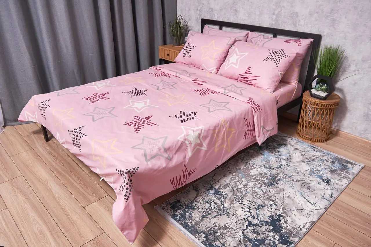 Купити Комплект постільної білизни Moon&Star Бязь Gold Люкс Alpha Pink 143х210 (MS-820002664) - Фото 1 Комплект постільної білизни Moon&Star Бязь Gold Люкс Alpha Pink 143х210 (MS-820002664) - Фото 1