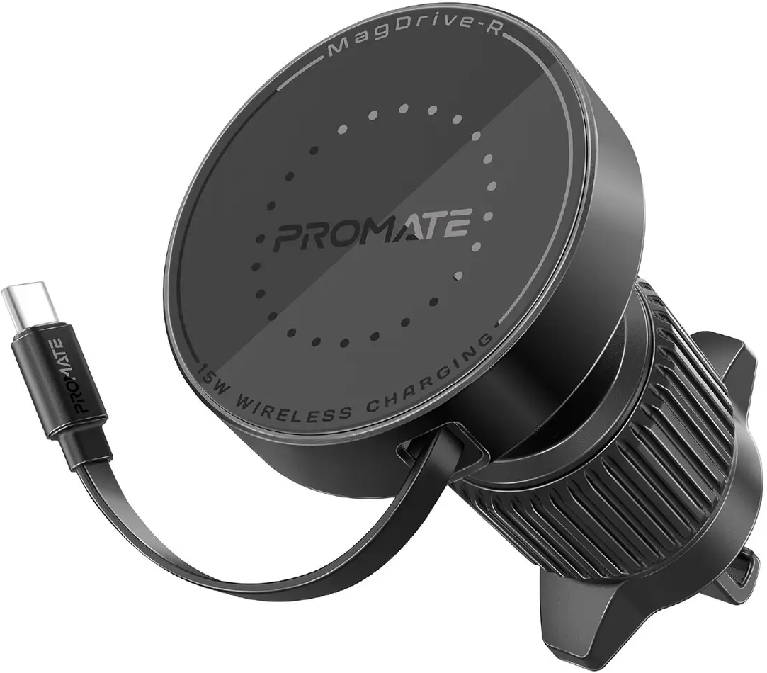 Автодержатель с беспроводной зарядкой Promate magdrive-r - Фото 1