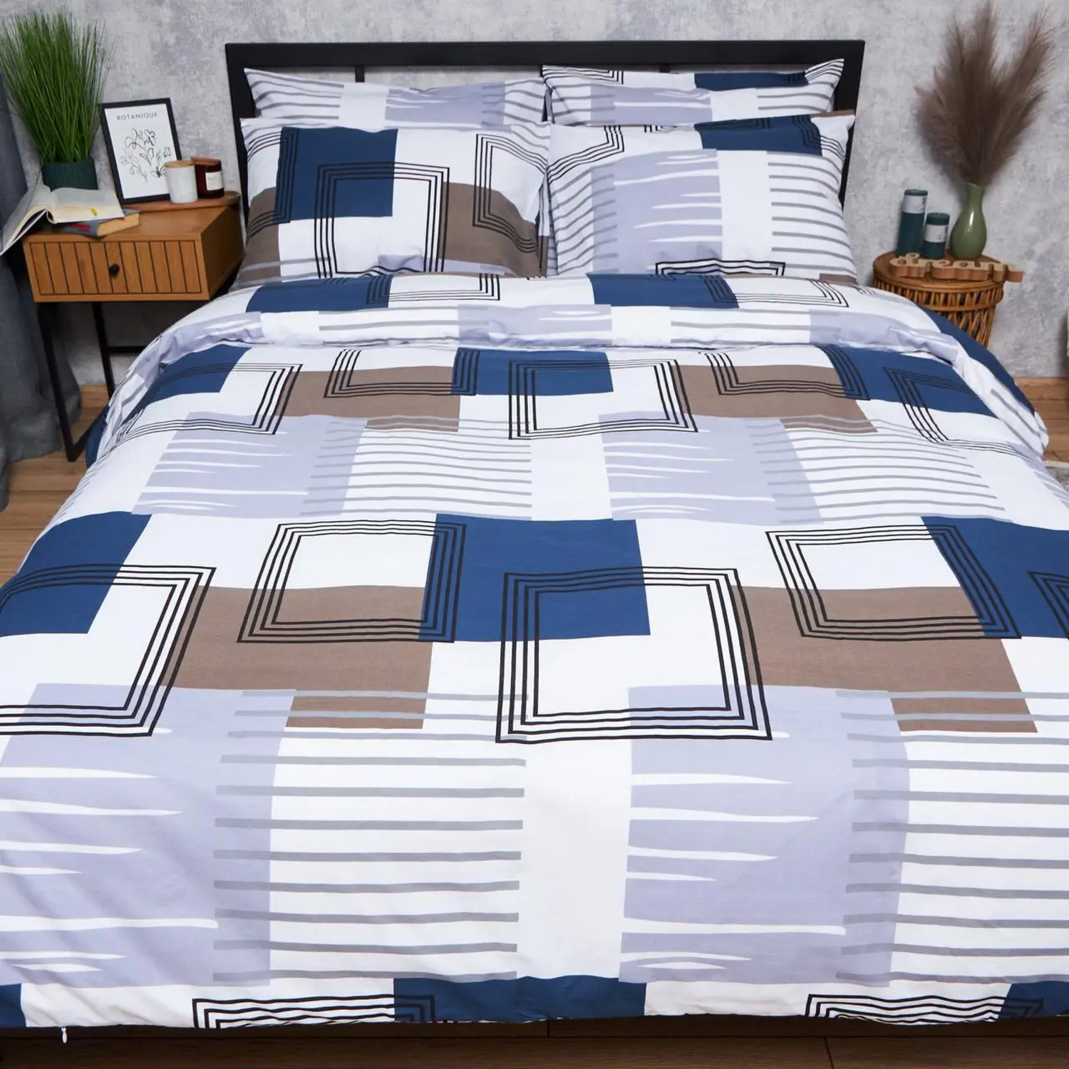 Купити Комплект постільної білизни Moon&Star Бязь Gold Люкс «Bold Lines» 143х210 см нав. 4х70х70 (MS-820006039) - Фото 1 Комплект постільної білизни Moon&Star Бязь Gold Люкс «Bold Lines» 143х210 см нав. 4х70х70 (MS-820006039) - Фото 1