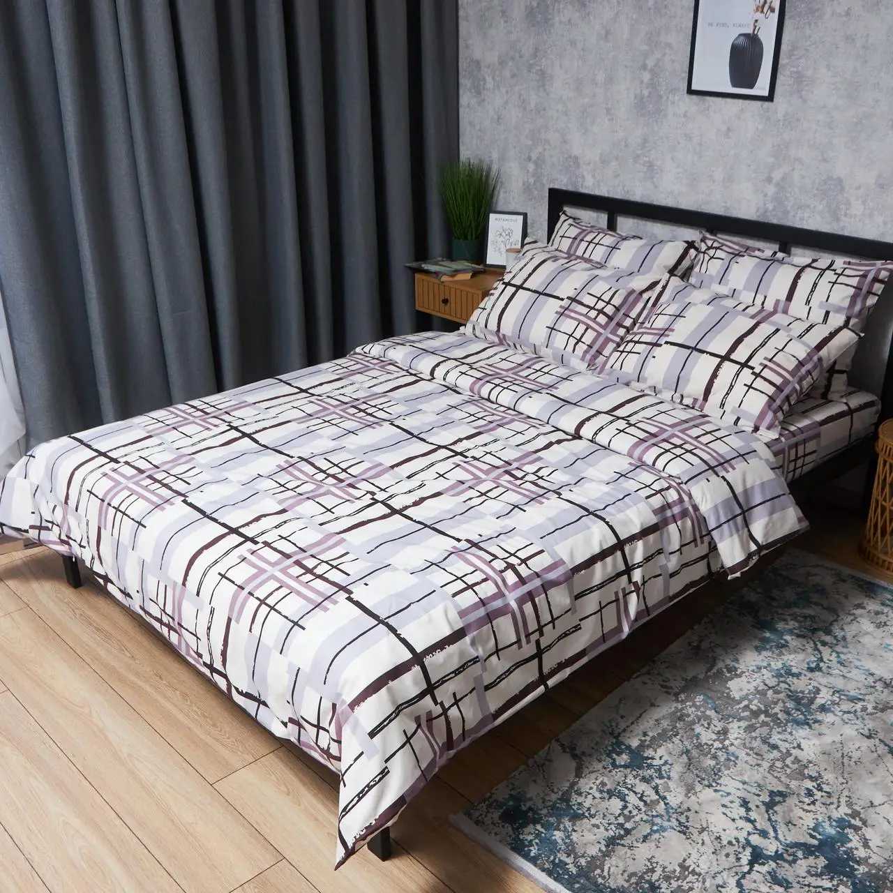 Купить Комплект постельного белья Moon&Star Бязь Gold Люкс «Urban Lines» 200х220 нав. 2х40х60 (MS-820007150) - Фото 1 Комплект постельного белья Moon&Star Бязь Gold Люкс «Urban Lines» 200х220 нав. 2х40х60 (MS-820007150) - Фото 1